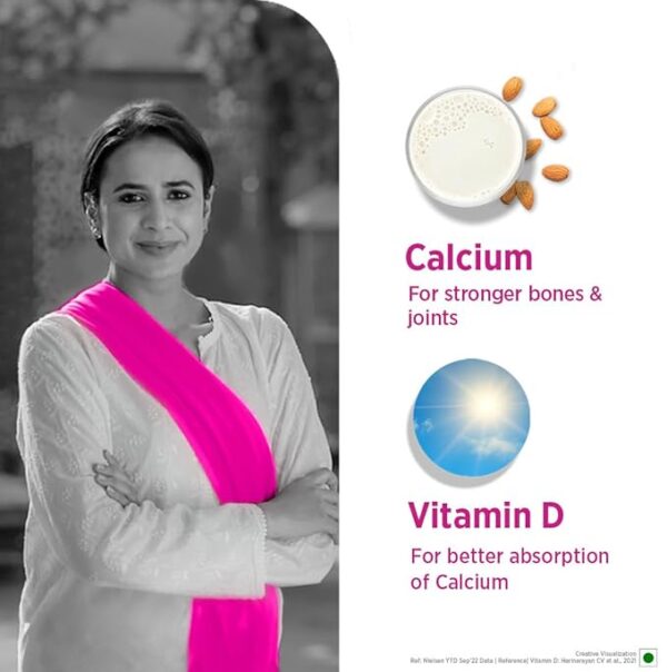 Osto Calcium Total Chewables (30s) | Vitamin D & Calcium (Veg) to support Strong Bones, Joints & Muscles - Image 2