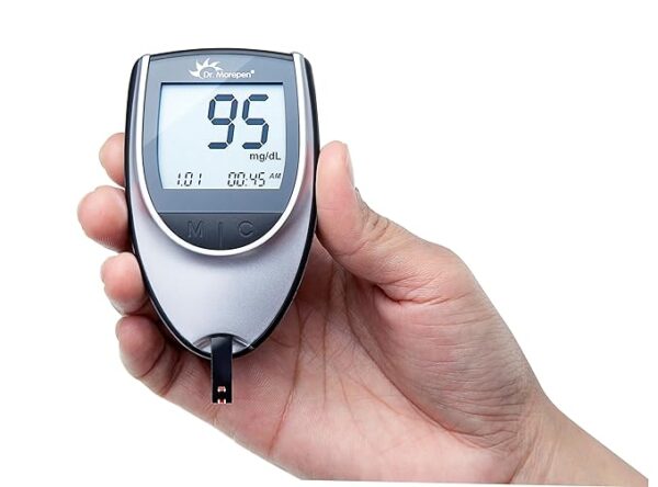 Morepen BG-03 GlucoOne Glucometer Combo with 25 Strips - Blood Glucose Monitor Kit by Morepen - Image 2