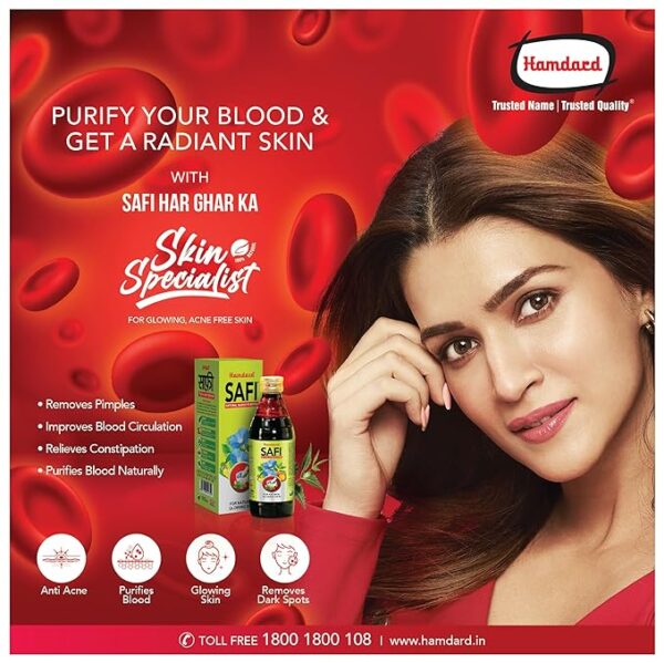 Hamdard Safi Blood Purifier for heathy Skin - 200 ML (Pack of 1) - Image 4