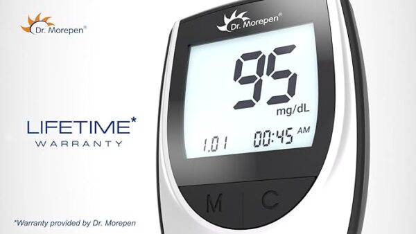 Morepen BG-03 GlucoOne Glucometer Combo with 25 Strips - Blood Glucose Monitor Kit by Morepen - Image 5